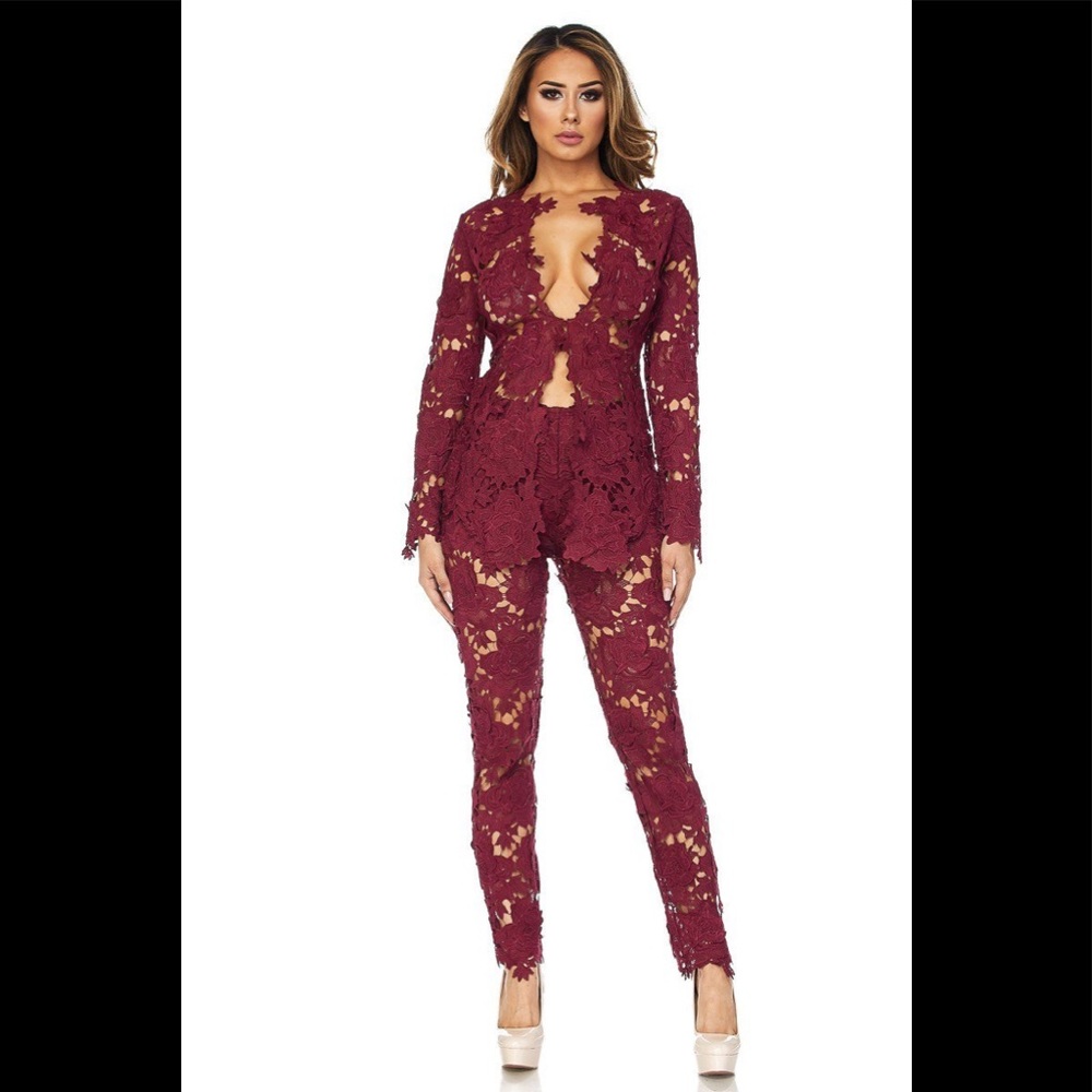 Laced Out Pant Suit